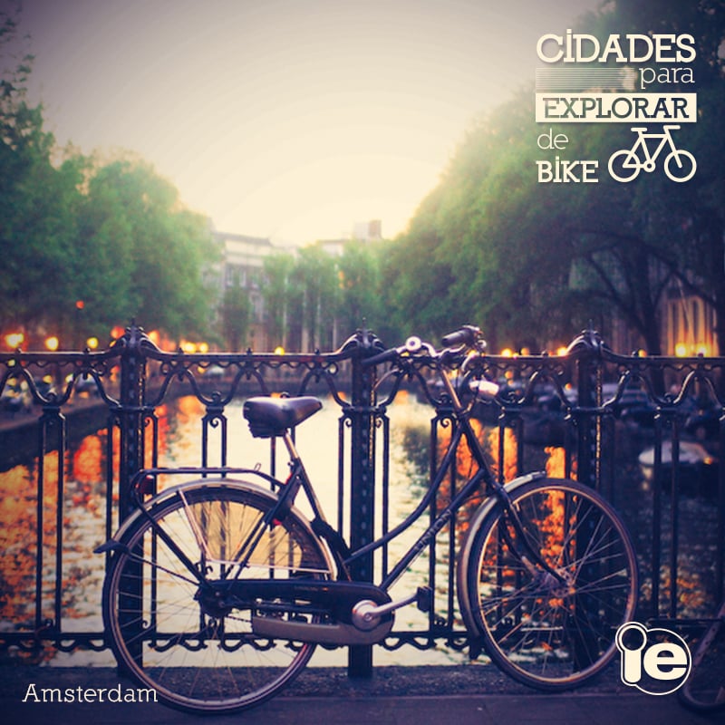 cidades para explorar de bike - amsterdam