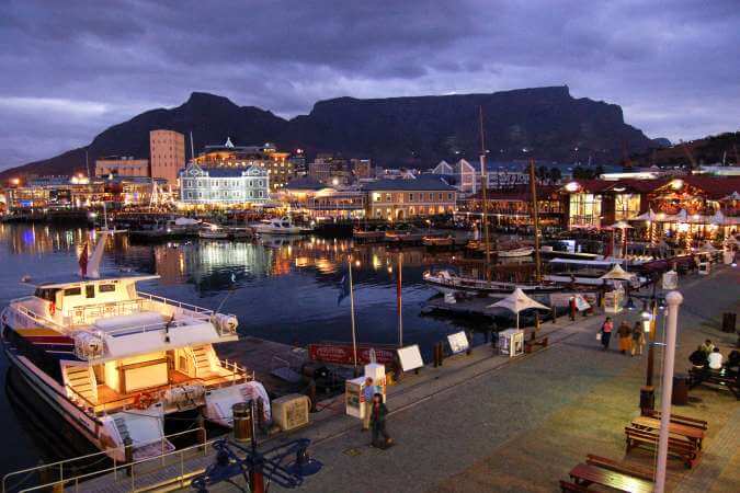 O que fazer a noite em Cape Town